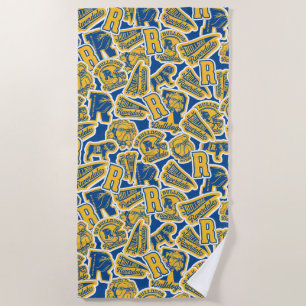 Toalha De Praia Riverdale Football and Cheer Pattern
