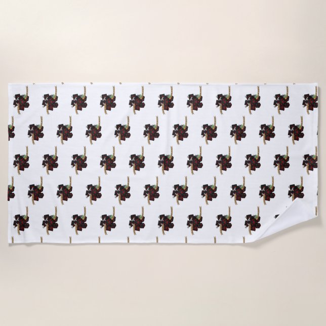 Toalha De Praia Rogue Dice Design (Frente)