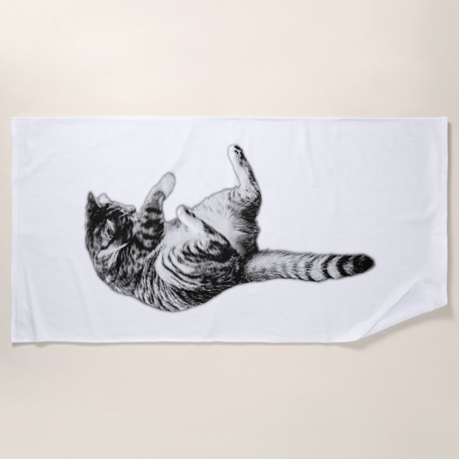 Toalha De Praia Roll Monocromático para Dias Sunny (Frente)