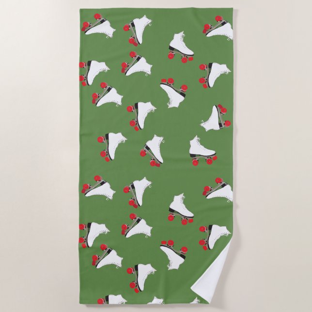 Toalha De Praia Roller Skates Beach Towel (Frente)