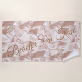 Toalha De Praia Rosa Moderno