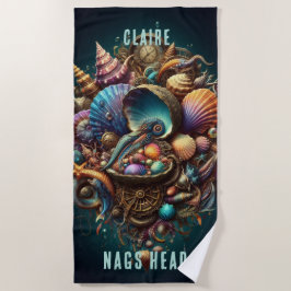 TOALHA DE PRAIA ROUBO BRANCO BRANCO BOMBEIRO DE JEWELTONE