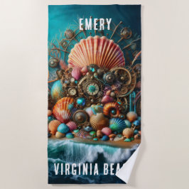 TOALHA DE PRAIA ROUBO DE ESCALA DE PARAFUSO DE ROUBO QUÍMICO EM AZ