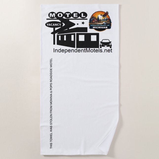 Toalha De Praia Roupa de praia STOLEN MOTEL (Frente)