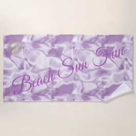 Toalha De Praia Roxo Moderno
