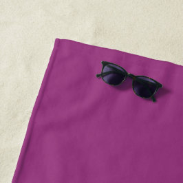 Toalha De Praia Roxo Vinho Ameixa Primavera Temporada Cor Sólida