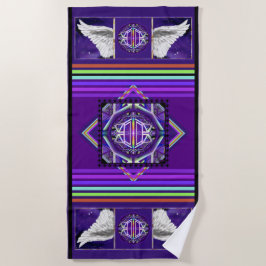 Toalha De Praia Roxo W3