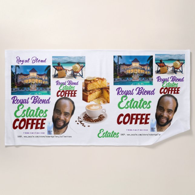 Toalha de Praia ROYAL BLEND (Frente)