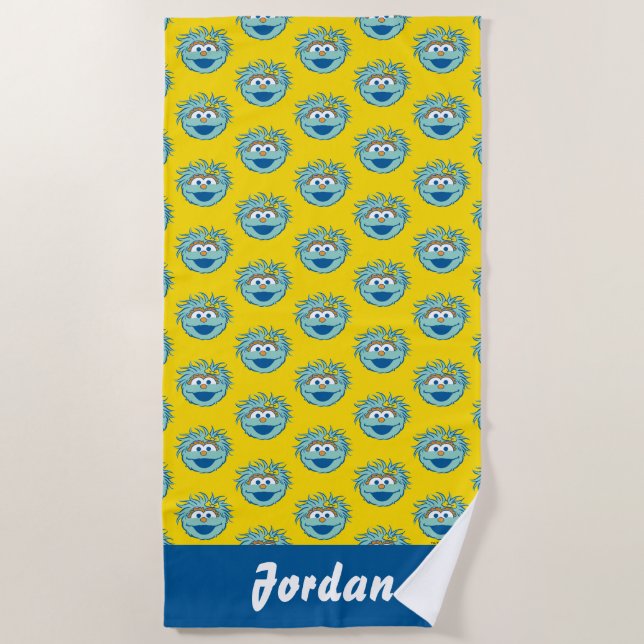 Toalha De Praia Rua Sésamo | Sorriso Rosita (Frente)