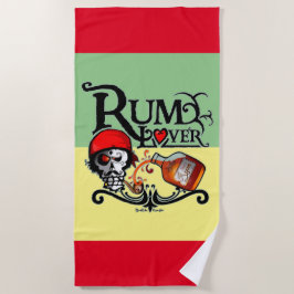 Toalha De Praia Rum lover