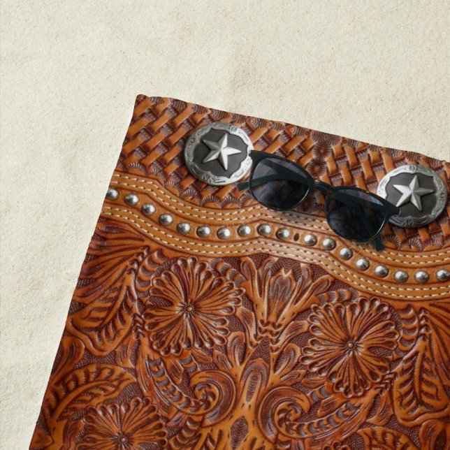 Toalha De Praia Rustic Southwest Country Patterna Cowgirl (In Situ)