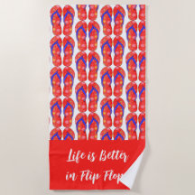 Sacudir Flop Beach Towel