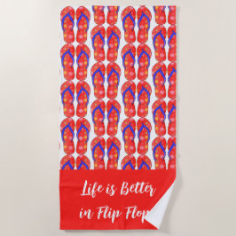 Toalha De Praia Sacudir Flop Beach Towel