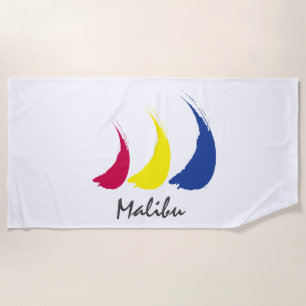 Toalha De Praia Sails_Paint-The-Wind_Malibu Splashy
