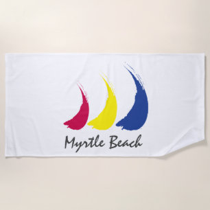 Toalha De Praia Sails_Paint-The-Wind_Myrtle Beach
