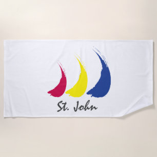 Toalha De Praia Sails_Paint-The-Wind_Rua. John