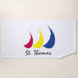 Toalha De Praia Sails_Paint-The-Wind_Rua. Thomas