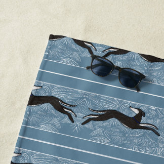 Toalha De Praia Saluki Greyhound