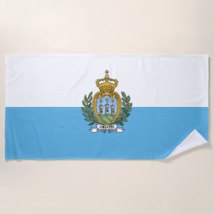 Toalha De Praia San Marino Flag