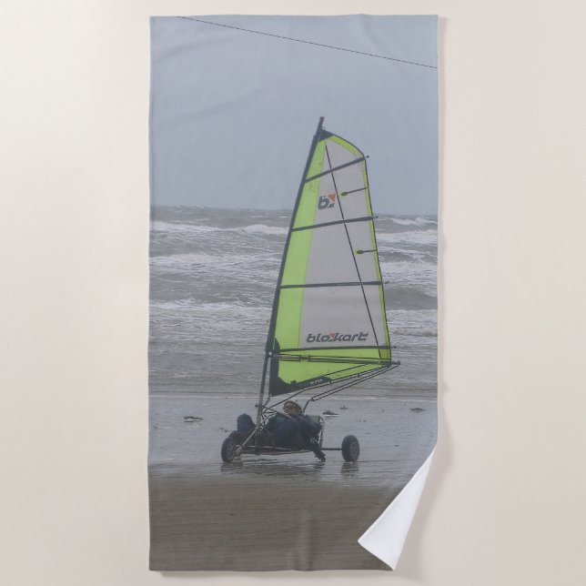 Toalha De Praia Sand Yachting Beach Towel (Frente)
