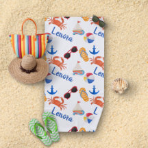 Sandals and Sunvidles Summer Name Patterno