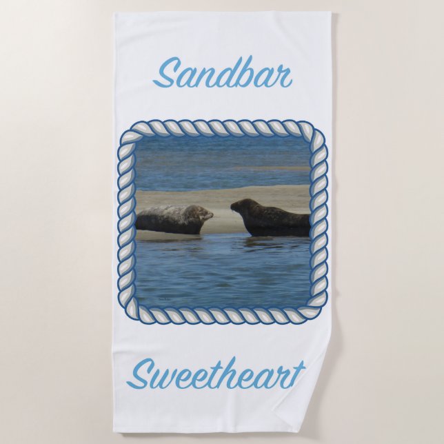 Toalha De Praia Sandbar Sweethearts Beach Towel (Frente)