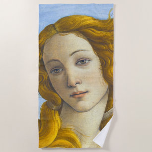 Toalha De Praia Sandro Botticelli - Nascimento do Detalhe de Vênus