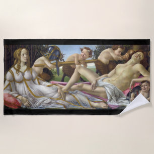 Toalha De Praia Sandro Botticelli - Vênus e Marte