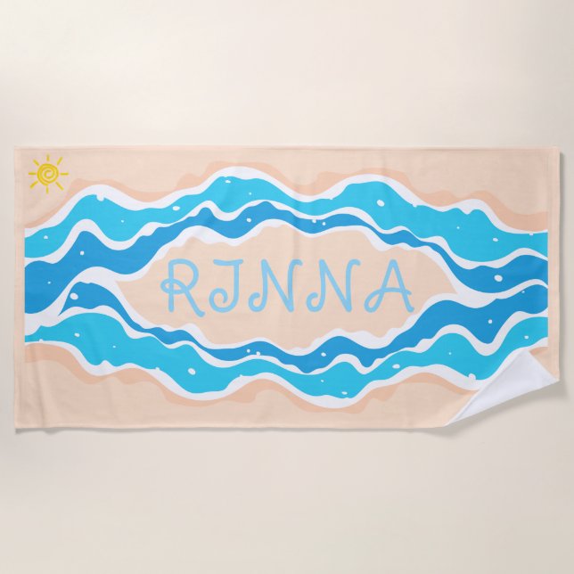 Toalha De Praia SANDY Beach Towel (Frente)