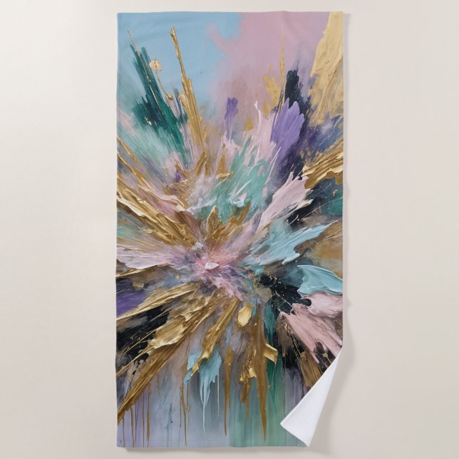 Toalha De Praia Sangue Cósmico (Frente)