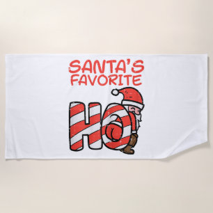 Toalha De Praia Santas Favoritas Engraçadas Adultos de Natal