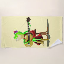 Sapo Funny Beach Toque Música de Violão