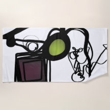 Saudações de Philydion: Abstrato Black & White