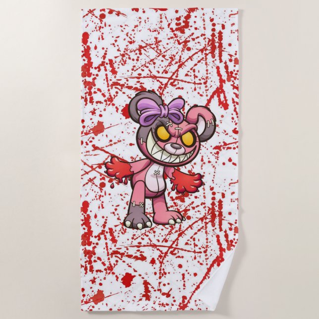 Toalha de Praia Scare Bear (Frente)