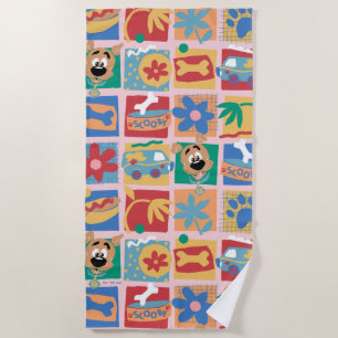 Toalha De Praia Scooby-Doo Fun Baby Pattern