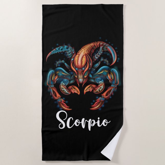 Toalha De Praia Scorpio Beach Towel (Frente)
