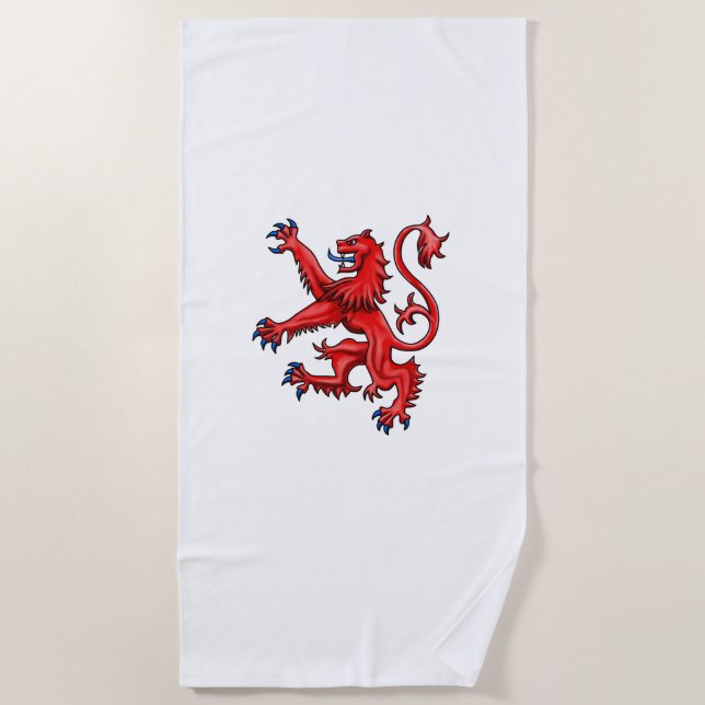 Toalha De Praia Scotland Lion Rampant (Frente)
