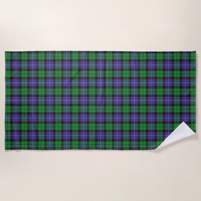 Toalha De Praia Scottish Accents Clan Galbraith Tartan (Frente)