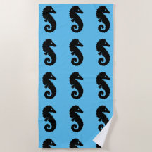 Seacavalo Silhouette Beach Towel