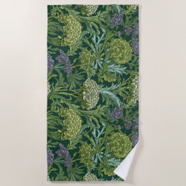 Toalha De Praia Seamless William Morris style floral pattern