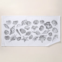 Toalha De Praia Seashell Bath Towel Set