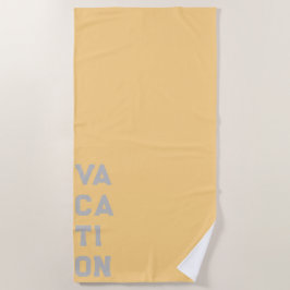 Toalha De Praia "Seaside Serenity" Beach Towel