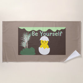 Toalha De Praia Seja você mesmo