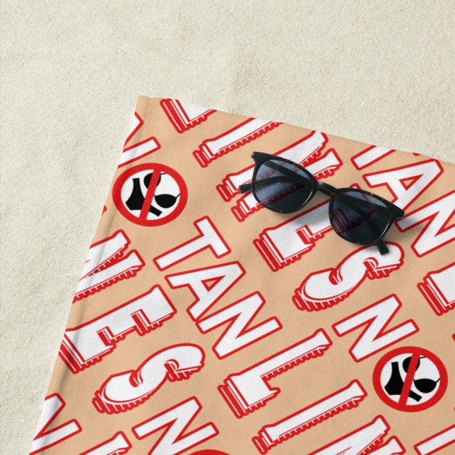 Toalha De Praia Sem Linhas de Tan (In Situ)