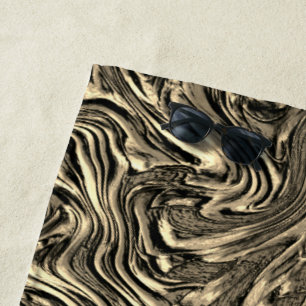 Toalha De Praia Semelhante à textura de parede de suede ou caqui