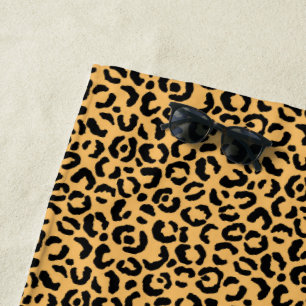 Toalha De Praia Série Leopardo Clássica Design 14
