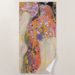 Toalha De Praia Serpentes de Água, Gustav Klimt<br><div class="desc">Serpentes de Água,  Gustav Klimt</div>