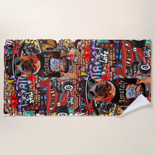 TOALHA DE PRAIA SERVIETTE DE PLAGE  (Frente)