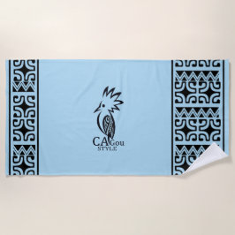 Toalha De Praia Serviette de plage Cagou Style