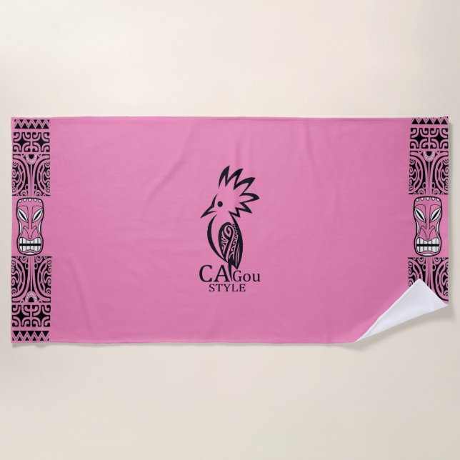 Toalha De Praia Serviette de plage Cagou Style (Frente)